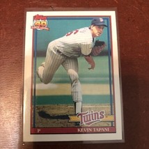 1991 topps 40 years of baseball Kevin Tapani #633 Twins - £1.37 GBP