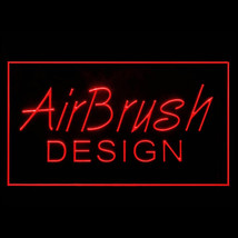 140014B Custom Airbrush Design Beauty Care Great Stencils Studio LED Light Sign - £17.57 GBP