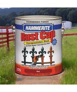 Hammerite Rust Cap Hammered Finish Red 45180 ONE Gallon KILZ - $299.95