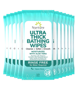 Nurture XL Ultra Thick Body Wipes for Adults W/Aloe | 120 Extra Large Disposable - $35.60 - $63.56