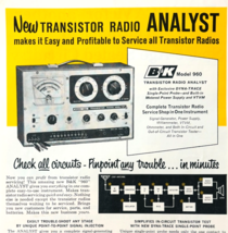 1963 B&amp;K Transistor Radio Model 960 Advertisement Vintage Electronics DW... - $19.99