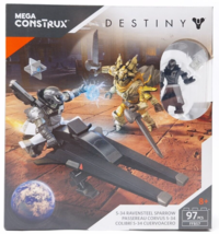 Mega Bloks Construx Destiny S-34 Ravensteel Sparrow Set FFB57 NEW - £38.09 GBP