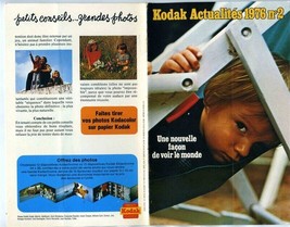 Kodak News Catalog 1976 A New Way of Seeing the World Camera Film in French - £21.71 GBP