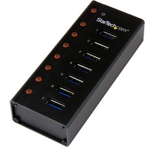 StarTech.com 7 Port USB 3.0 Hub (5 Gbps) - Metal Enclosure - Desktop or Wall Mou - £85.79 GBP