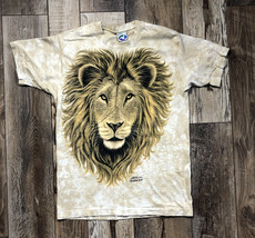 Vintage Liquid Blue Lion T- shirt by Rich Normurdin - Africa 1994 Tan - ... - $59.39