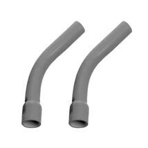 Pack of 2 Carlon 2&quot; 45-Deg, SCH 40, Standard Radius Electrical Belled En... - $9.79