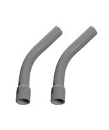 Pack of 2 Carlon 2&quot; 45-Deg, SCH 40, Standard Radius Electrical Belled En... - $13.78 CAD