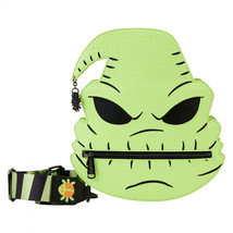 Nightmare Before Christmas Oogie Boogie Glow Cross Body Bag by Loungefly Green - £63.44 GBP