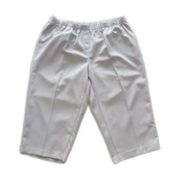 Alia Elastic Waist Pull On Capri Pants ~ Sz 18W ~ Light Brown ~ 19&quot; Inseam - £14.38 GBP