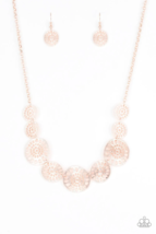 Paparazzi Your Own Free Wheel Rose Gold Necklace - New - £3.53 GBP