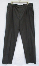 Lands End Traditional Fit Gray Wool Dress Pants 40 Waist x 34 Inseam Lan... - $18.99