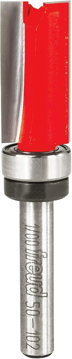 Freud 50-102: 1/2&quot; (Dia.) Top Bearing Flush Trim Bit - $38.95