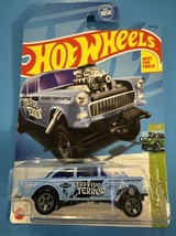 Hot Wheels ‘55 Chevy Bel Air Gasser HW Gassers Series #1/5 Blue Diecast  - £5.34 GBP