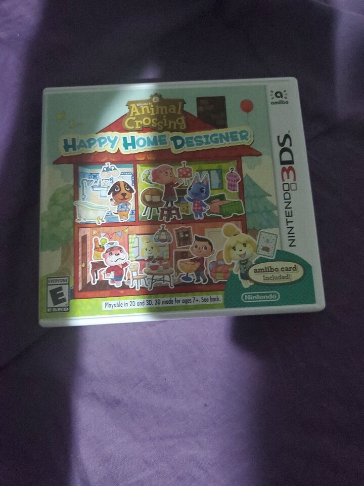 Nintendo Animal Crossing: Happy Home Designer (Nintendo 3DS, 2015) TESTED Works - $23.99