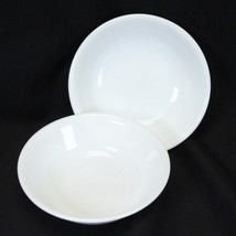 Corelle Winter Frost White Fruit Sauce Bowls 5-3/8&quot; Lot of 2 - $7.83