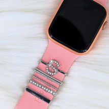 Decoration for Apple Watch Band 8 Ultra 7 6 Decorative Charms Diamond Je... - £10.03 GBP