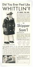 Print Ad Skipper Sam&#39;l Whittlin&#39; Kit Popular Science 1935 2/3-Page Adver... - $10.64 CAD