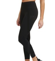 DKNY Womens Sport Ombre-Logo High-Waist 7/8 Leggings Size Small Color Black - £39.86 GBP