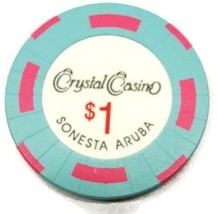 Crystal Casino Sonesta Aruba $1 Poker Blackjack Vintage Collectible Casi... - $14.84