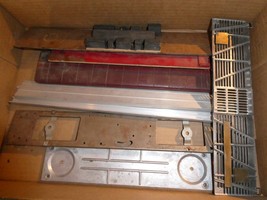 Lot of Vintage O Scale Metal and Wood Passenger Car Walls Roof Frames - $28.71