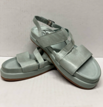 Miz Mooz Slingback Slip On Sandal Soft Leather Aqua 37EU / 7US # C-20 - $39.55