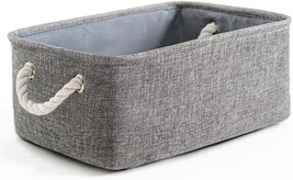 Thewarmhome Storage Bins – Small Storage Baskets For Organizing Shelves, Fabric - £30.61 GBP