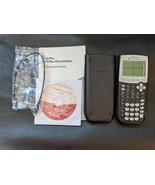 TI-84 Plus + Graphing Calculator Slip Battery Cover Manual Cord CD Working - $55.91