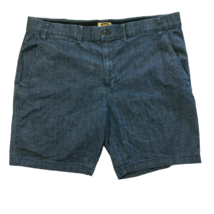 The Foundry Supply Co Mens Casual Shorts Size 48 Comfort Stretch Flat Front Blue - £14.69 GBP