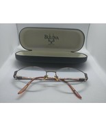 BULOVA “TARRAGONA” Eyeglasses Frame Half Rimless 51-17-135 Brown/Gold OE54 - £39.22 GBP