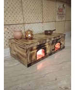 Handmade unique wooden version of the limestone stove  - $70.00
