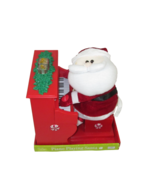 Piano Playing Santa 11&quot; Musical Lighted Sealed In Box - $24.74