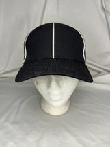 Smitty HT-110 Officials Referee Hat Football Lacrosse Black White Stripes - $11.88