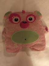 Inkoos Pink Glow in the Dark Bear Draw On Wash Out Plush Stuffed Animal EUC - £11.78 GBP