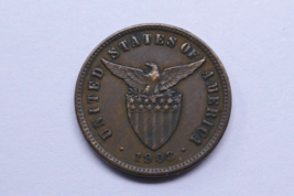 U.S Mint 1903 Philippines 1/2 Centavo Half Centavo Bronze Coin B - $19.99