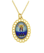 10k Gold Plated Caridad del Cobre Religious Medal Virgencita Pliz  para ... - $13.41 CAD