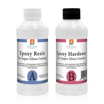 Epoxy Resin 8 oz Kit | 1:1 Crystal Clear Resin and Hardener for, Marine ... - £29.89 GBP
