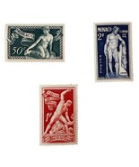x3 MONACO Stamps UNPOSTED by F.J. Bosio Aristee, Nymphe Salmacis, Herculues - £5.82 GBP