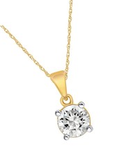 1/6-1/3 Carat Lab Grown Diamond Necklaces For Women - £436.81 GBP