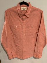 Large Ralph Lauren Denim &amp; Supply Button Down Shirt--Salmon Pink L/S Mens Euc - £17.58 GBP