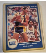 Rare 1983 Star Company West All Star Kareem Abdul Jabbar Lakers Card - $39.95 CAD