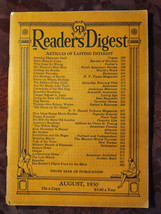 Readers Digest August 1930 John R. Tunis Thomas Edison Roark Bradford Michel Mok - £10.77 GBP