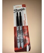 SHARPIE Retractable Permanent Markers, Ultra Fine 2 Count Black 2016 Flaw - $9.89