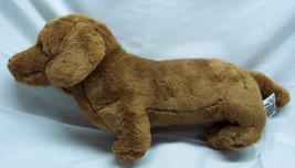 Russ Yomiko Classics Nice Brown Dachshund Weiner Dog 14&quot; Plush Stuffed Animal - £15.86 GBP