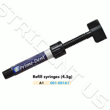 Prime Dent Light Cure Hybrid Composite Dental Resin A1 - 4.5 g syringe 0... - $11.99