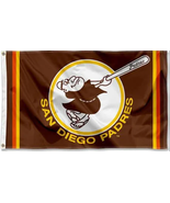 San Diego Padres Retro Throwback Flag 3x5FT Banner 100% polyester Style 3 - $34.04 CAD