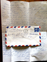 1970 Vintage German Typed Letter Stamp Envelope Correspondence Paper Eph... - $15.00