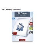 Miele 10123210 AirClean 3D Efficiency Dust Bag, Type GN, 4 Bags &amp; 2 White  - $12.75