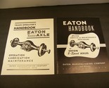 Eaton Handbooks Operation Lubrication Service Maintenance Procedure 2 sp... - $67.49