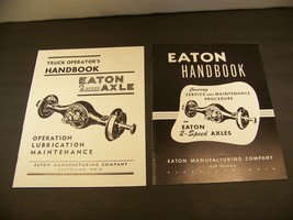 Eaton Handbooks Operation Lubrication Service Maintenance Procedure 2 sp... - $67.49