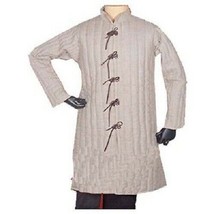 Medieval gambeson in standard sizes in White color Best gift for hallowe... - $89.24+